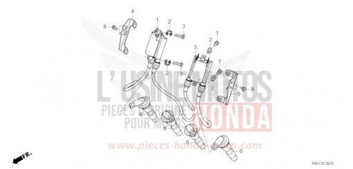 BOBINE D'ALLUMAGE CB650RAP de 2023